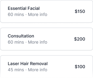 Customized services preview