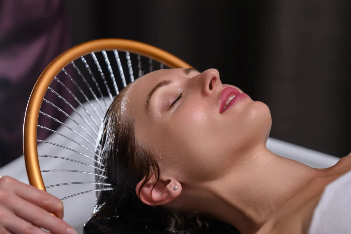 Calm head spa treatment space ready for opening